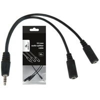 Kabl GEMBIRD CCA-415-0.1M 3.5mm Stereo plug to 2x 3.5mm stereo socket 10cm Audio Spliter Kabl