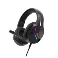 Slusalice sa mikrofonom MARVO TACTIC 40 H8618BK GAMING RGB crne