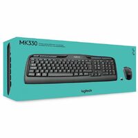 Tast+Mis USB Wireless Logitech MK330 Desktop US Black 920-003989