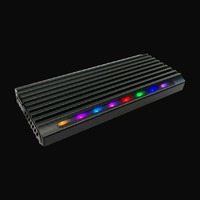 HDD SSD Rack LC Power LC-M2-C-NVME-4  Enclosure for NVMe M.2 SSD  USB-C (USB3.2 Gen.2x1) Usb Type-C Black