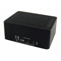 HDD DOCKING LC-DOCK-U3-HUB USB3.0 2x HDD/SSD + 3x USB3.0 HUB Black