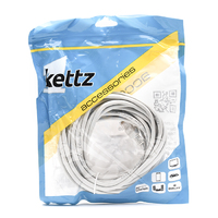 LAN UTP-Kabl Kettz UTP patch Cat5e 10m sivi UT-C100