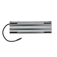 USB LC Power LC-HUB-C-MULTI-8  USB Type C HUB  RJ45& HDMI  Antracite/Black