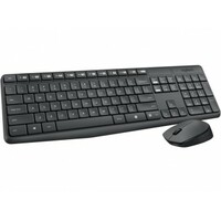 Tast+Mis USB Wireless Logitech MK235 Desktop US Black  920-007931