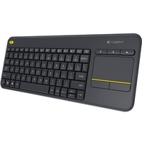 Tastatura USB Wireless Logitech K400 Plus Touch US Black