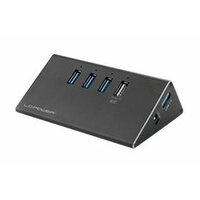 USB LC Power LC-HUB-ALU-2B-4 HUB 4port USB3.0 Aluminium New