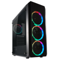 TOWER LC Power Gaming 703B-ON Quad-Luxx 2xUSB3.0/1xUSB2.0 Black