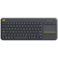 Tastatura USB Wireless Logitech K400 Plus Touch US Black