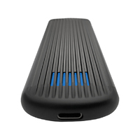 HDD SSD Rack LC Power LC-M2-C-NVME-2  Enclosure for NVMe M.2 SSD  USB3.2 Gen.2x1 Type C Black