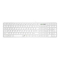 Tastatura USB Genius SlimStar 126 YU,WHITE