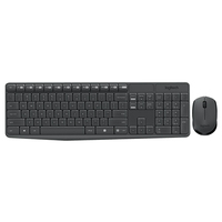 Tast+Mis USB Wireless Logitech MK235 YU Wireless Desktop Black