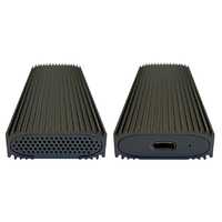 HDD SSD Rack LC Power LC-M2-C-NVME-3  Enclosure for NVMe M.2 SSD  USB-C (USB3.2 Gen.2x1) Usb Type-C Black