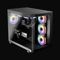 TOWER LC Power Gaming 8001B-ON Pro-Storm Dark 4x120mm ARGB Fan  1xUSB3.0 2xUSB2.0 1xUSB3.0 Type-C Black