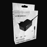 NB Adapter LC Power LC-NB-GAN-45-C  45W, USB-C, 5-20V, 2.25-3A