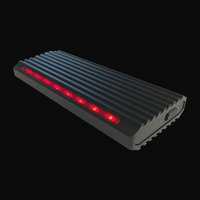 HDD SSD Rack LC Power LC-M2-C-NVME-4  Enclosure for NVMe M.2 SSD  USB-C (USB3.2 Gen.2x1) Usb Type-C Black