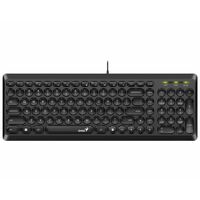 Tastatura USB Genius SlimStar Q200 YU, Black