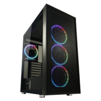 TOWER LC Power Gaming 802B-ON Black Wanderer_X 1xUSB3.0/2x USB2.0 1x USB-C 4xARGB fan 120mm
