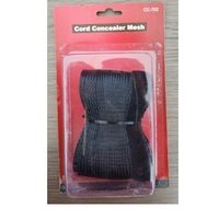 E-Green Fleksibilna traka za grupisanje i zastitu kablova sa cickom 1.5m crni CC-702 