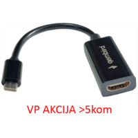 Adapter Gembird Type-C na HDMI A-CM-HDMIF-03 adapter-kabl 11cm