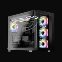 TOWER LC Power Gaming 8001B-ON Pro-Storm Dark 4x120mm ARGB Fan  1xUSB3.0 2xUSB2.0 1xUSB3.0 Type-C Black