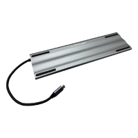 USB LC Power LC-HUB-C-MULTI-8  USB Type C HUB  RJ45& HDMI  Antracite/Black