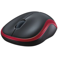 Mouse Wireless Logitech M186 Wireles Mouse Red 910-004133