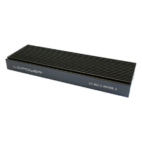 HDD SSD Rack LC Power LC-M2-C-NVME-3  Enclosure for NVMe M.2 SSD  USB-C (USB3.2 Gen.2x1) Usb Type-C Black