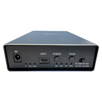 HDD DOCKING LC-DOCK-C-35-M2   USB3.2 Gen.2x1  1xHDD+1xNVME M.2,  Cloning, black