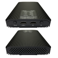 HDD SSD Rack LC Power LC-M2-C-NVME-2x2-RAID USB-C enclosure for two NVME M.2 with Raid-Funktion, 22x80/60/42/30, USB 3.2 Gen. 2x2, black