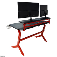 GAMING STO LC-GD-1R Gaming Desk Black/Red