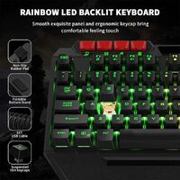 Tast+Mis+SLusalice+Podloga USB AULA T650 4u1